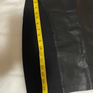 BB Dakota faux leather panel skirt